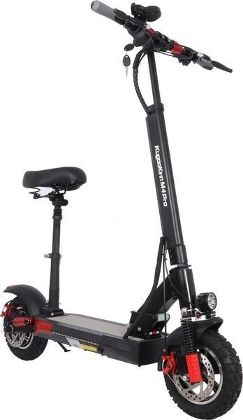 Електросамокат із сидінням KUGOO KIRIN M4 PRO (500 Вт; 18 А/ч; 48 В), чорний Kk-M4PRO фото