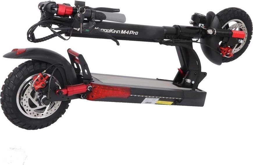 Електросамокат із сидінням KUGOO KIRIN M4 PRO (500 Вт; 18 А/ч; 48 В), чорний Kk-M4PRO фото
