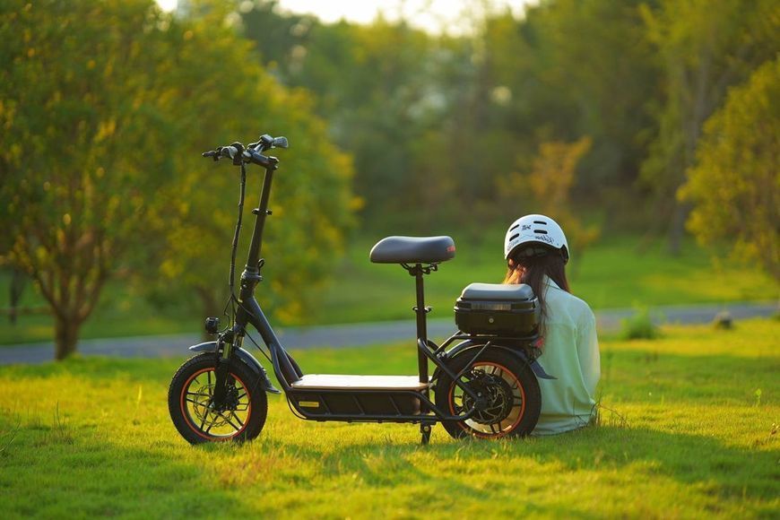 Електросамокат KUGOO KIRIN C1 Pro (500 Вт; 15 А*год; 48 В), колеса 14", чорний Kk-C1-15Ah-pro фото