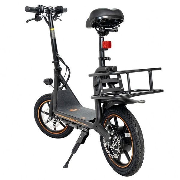Електросамокат KUGOO KIRIN C1 (350 Вт; 10 А/год; 48 В), колеса 14", чорний Kk-C1 фото