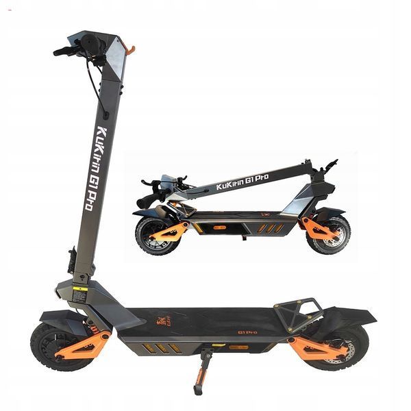 Електросамокат KUGOO KIRIN G1 PRO (800x2 Вт; 20 А*год; 48 В), чорний Kk-G1PRO фото