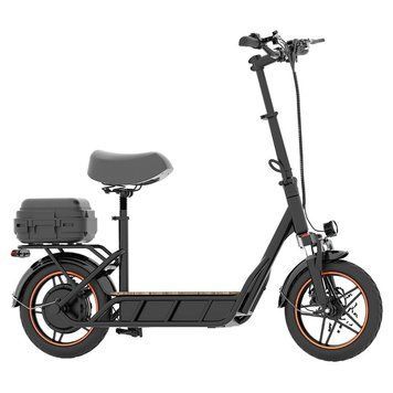 Електросамокат KUGOO KIRIN C1 Pro (500 Вт; 25 А/год; 48 В), колеса 14", чорний Kk-C1-pro фото